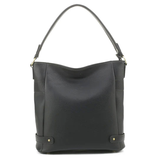 Jessie & James Selina Black Hobo CCW Handbag 13.25H x 13W x 5.4D