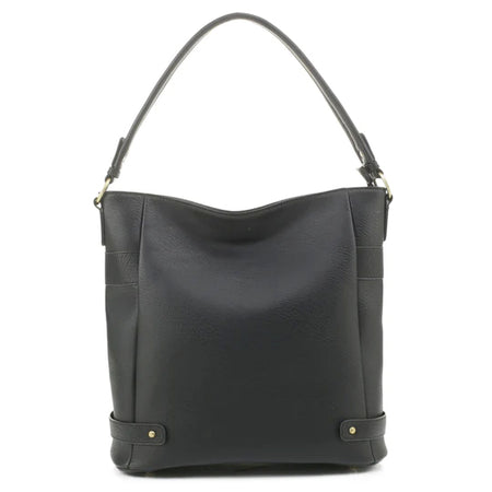 Jessie & James Selina Black Hobo CCW Handbag 13.25H x 13W x 5.4D