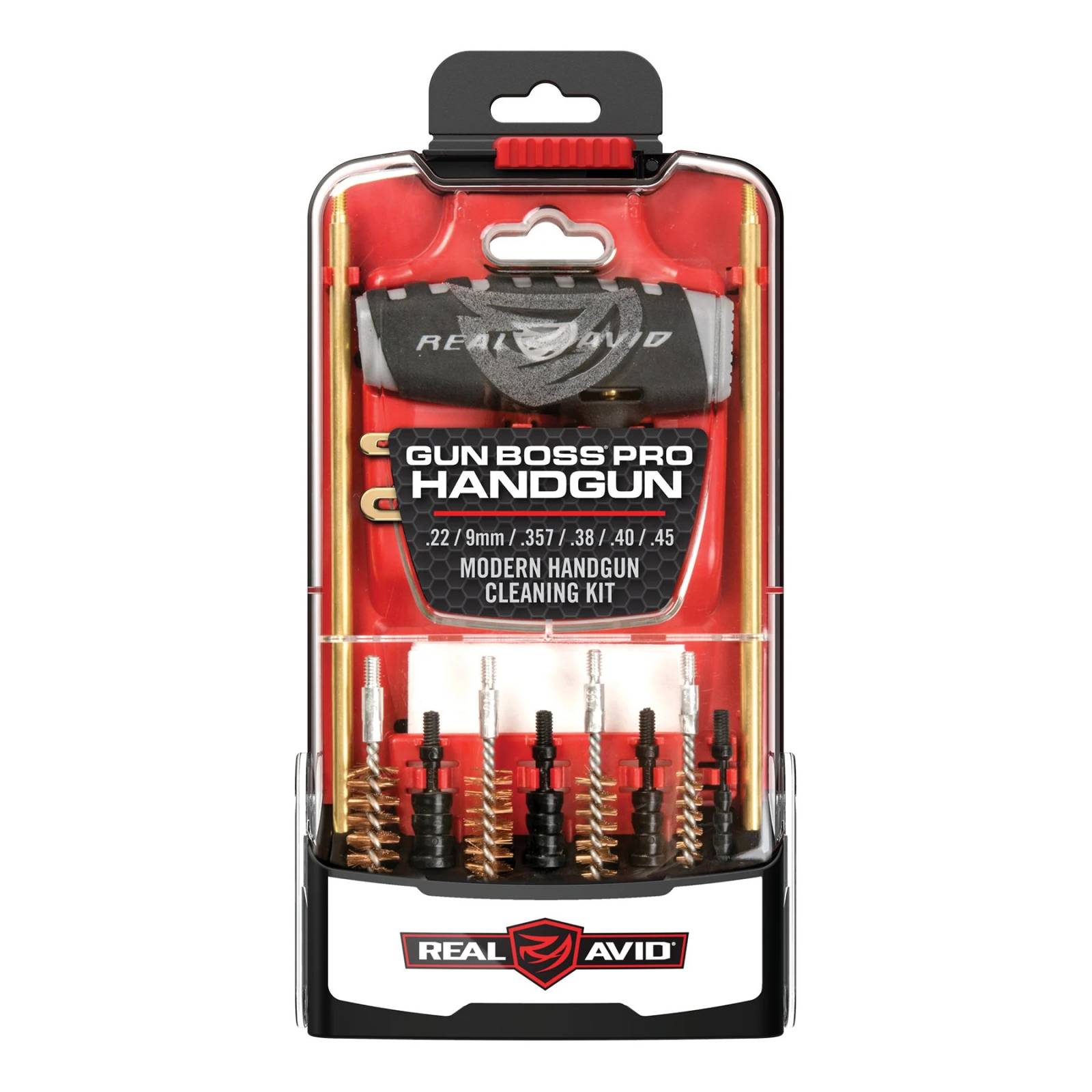 Real Avid Prime-9 Handgun Cleaning Kit for 9mm – 12-Count Pop Display