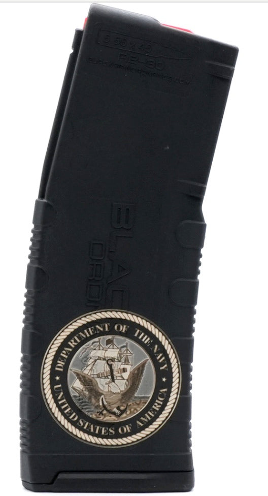 Black Rain Ordnance 30-Round Laser Etched Mag - US Navy SEAL