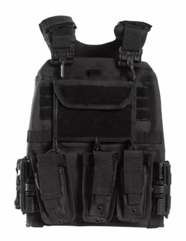 Guard Dog Body Armor Adjustable Dane Plate Carrier in Black