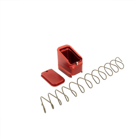 Shield Arms +5/4 Round Red Magazine Extension Compatible with CZ P10S Mags