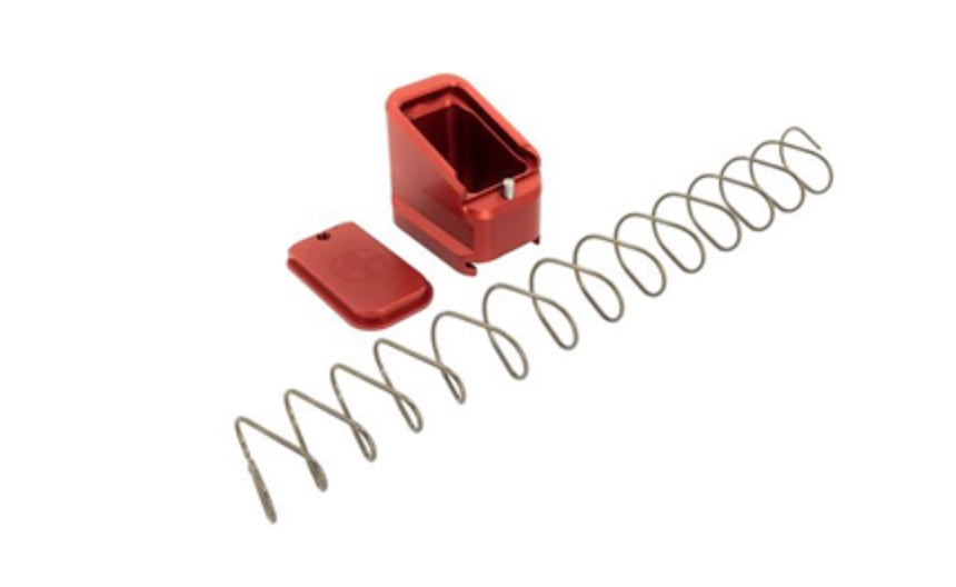 Shield Arms +5/4 Round Red Magazine Extension Compatible with CZ P10F and P09 Mags