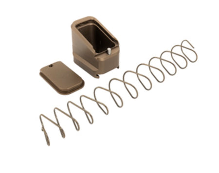 Shield Arms Mud Brown +5/4 Magazine Extension Compatible with CZ P10S