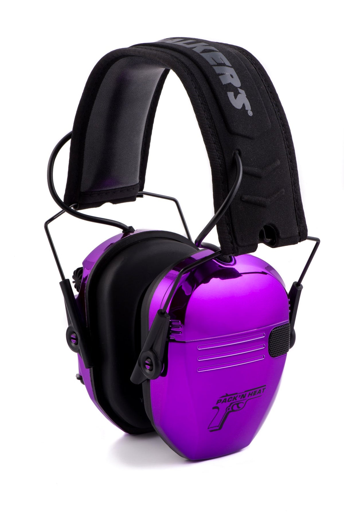 PackNHeat Electronic Ear/Eye Protection Combo, Chrome - Dark Purple