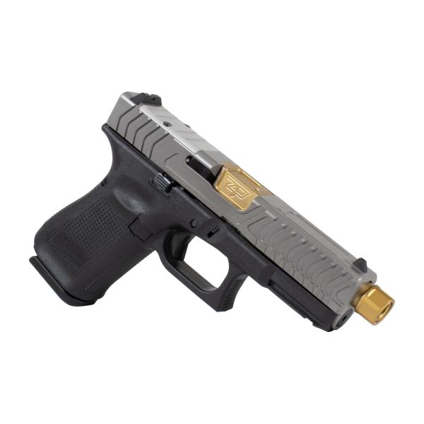 Greasy EDC Series Shark Coast Glock 43X Black Slide RMSC Optic Cut