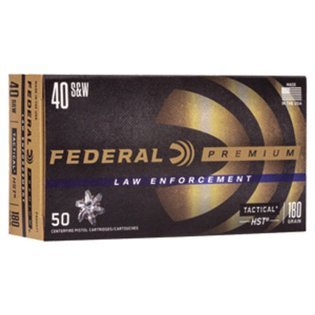 Federal .40 S&W Premium LE 180 grain Tactical HST ammunition