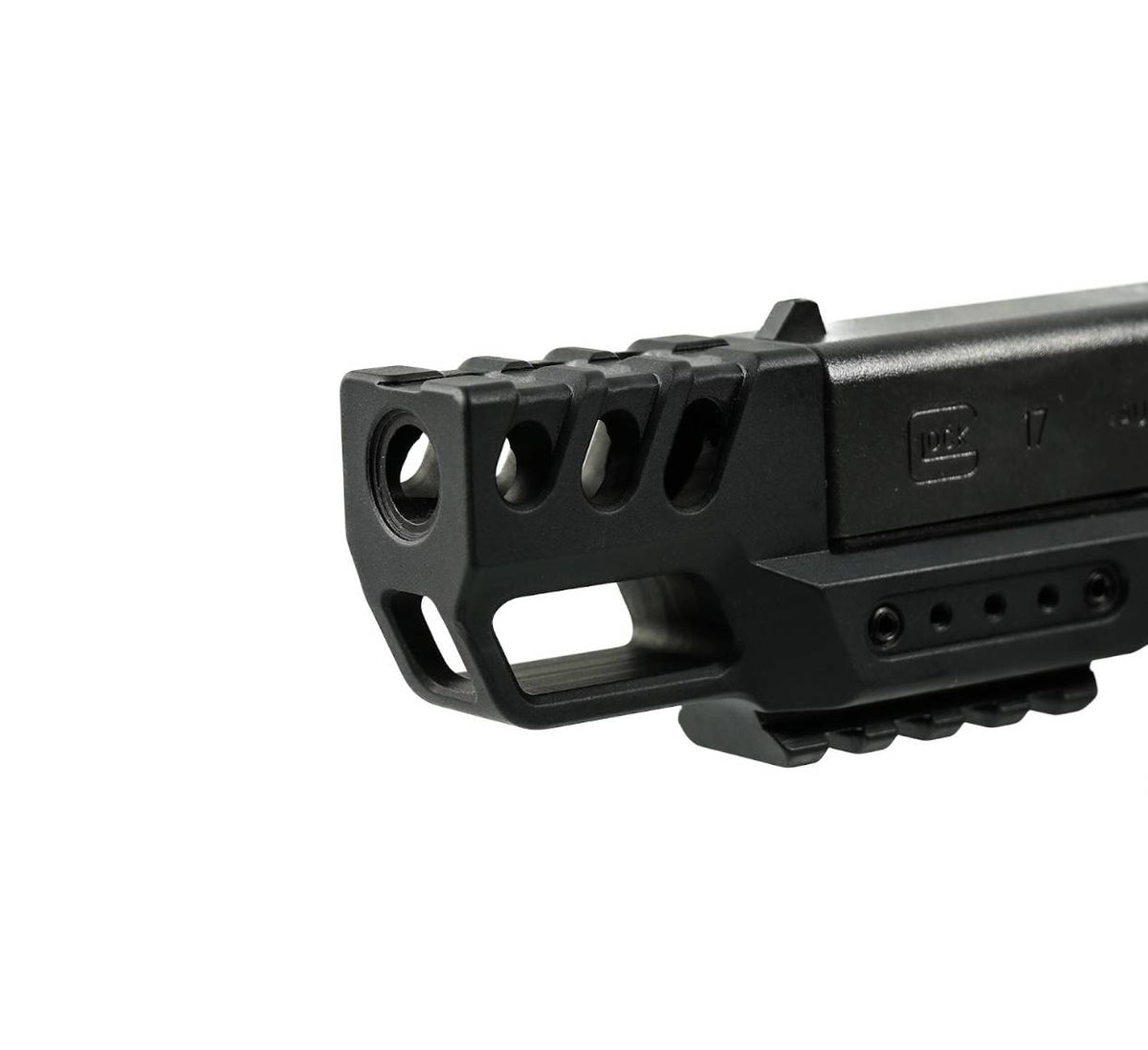 Armaspec Glock 17 Frame Mounted Compensator (FMC-G17) in Black