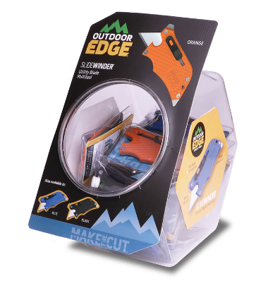 Outdoor Edge SlideWinder 18Pc Fishbowl Retail Display Pack