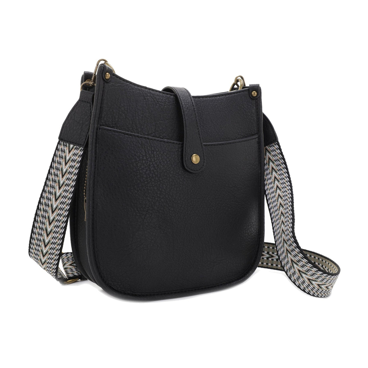 Jessie & James Chelsea Black Concealed Carry Hobo Bag 10x9.75x3