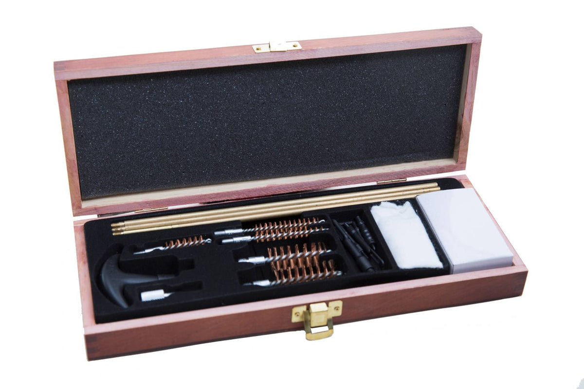 DAC 17PC Universal Gun Cleaning Kit with Wood Presentation Box