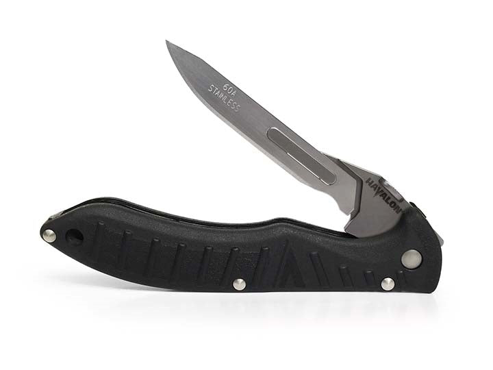 Havalon Forge Black Folding Knife