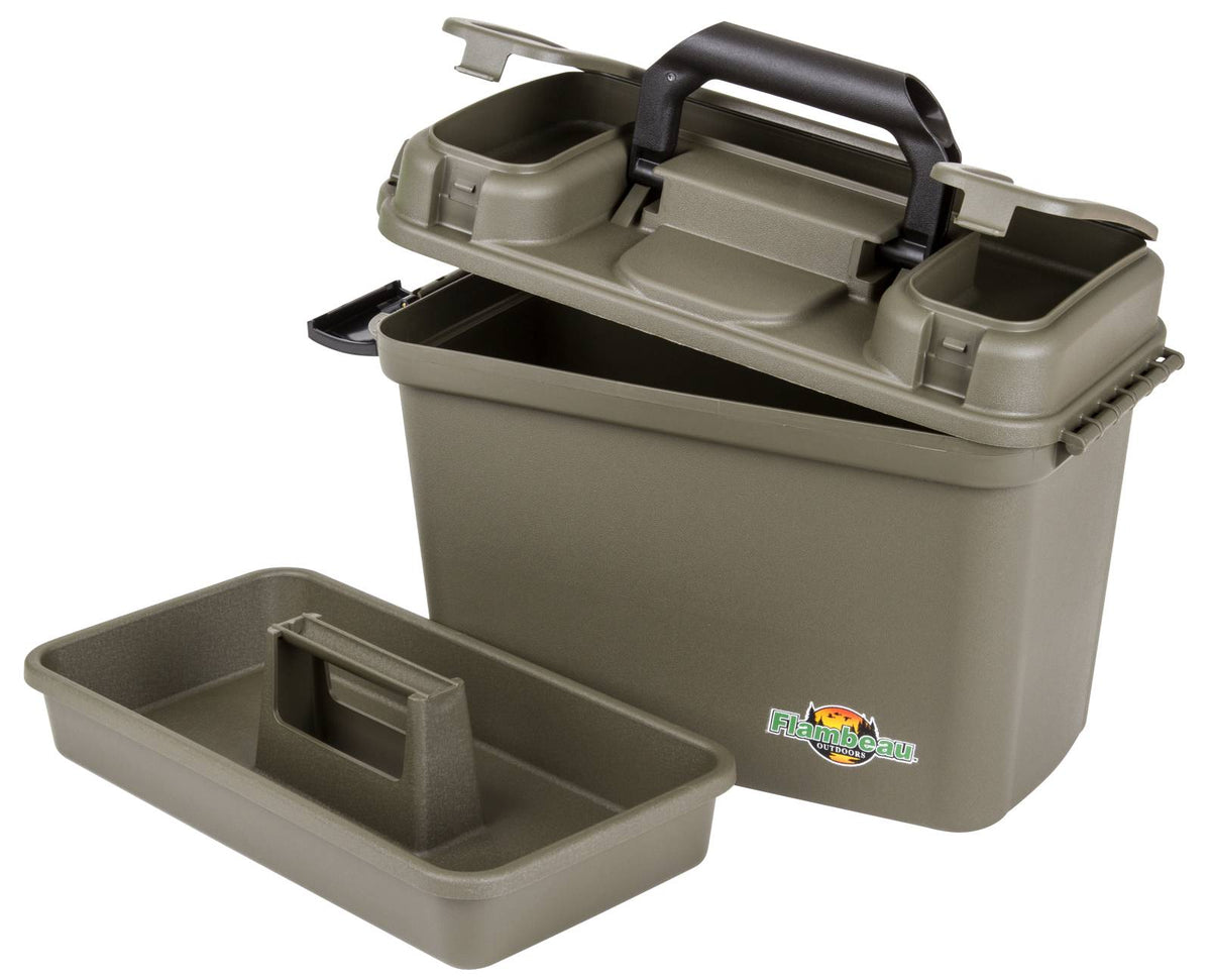 Flambeau Olive Drab Dry Box Storage 13"x6.5"x8.25"
