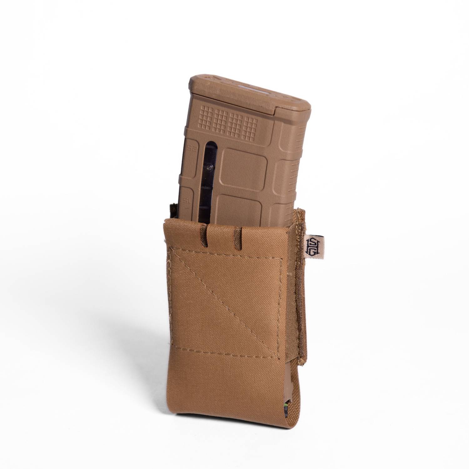 High Speed Gear EP-P Low Profile Elastic Rifle Mag Pouch Coyote