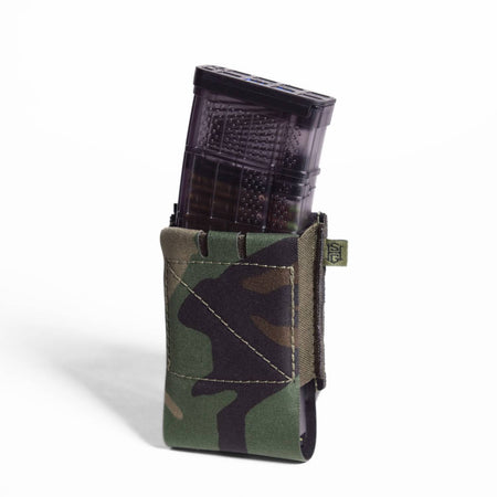 High Speed Gear EP-P Low Profile Elastic Rifle Mag Pouch Woodland