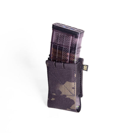 High Speed Gear EP-P Low Profile Elastic Rifle Mag Pouch Multicam Black