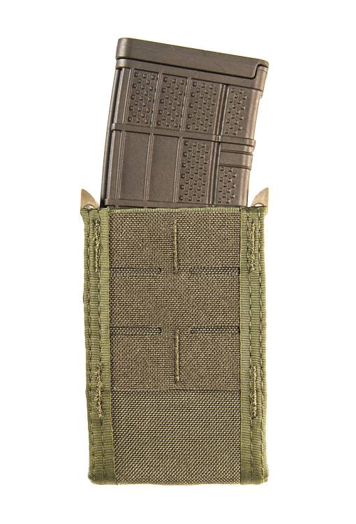 High Speed Gear TACO Duty Rifle Mag Pouch OD Fits Most Rifle Magazines Concealed Bungee