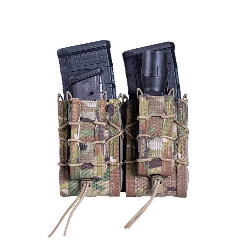 High Speed Gear MOLLE Double Decker TACO Pouch Multicam Pistol and Rifle Mags