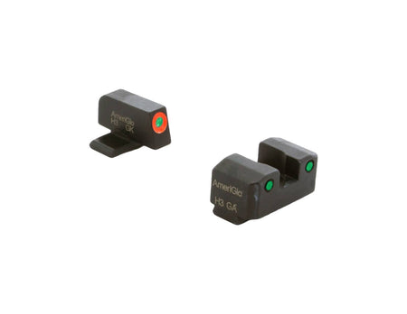 AmeriGlo CAP LE Green Tritium Iron Sight Set for Springfield XD Models