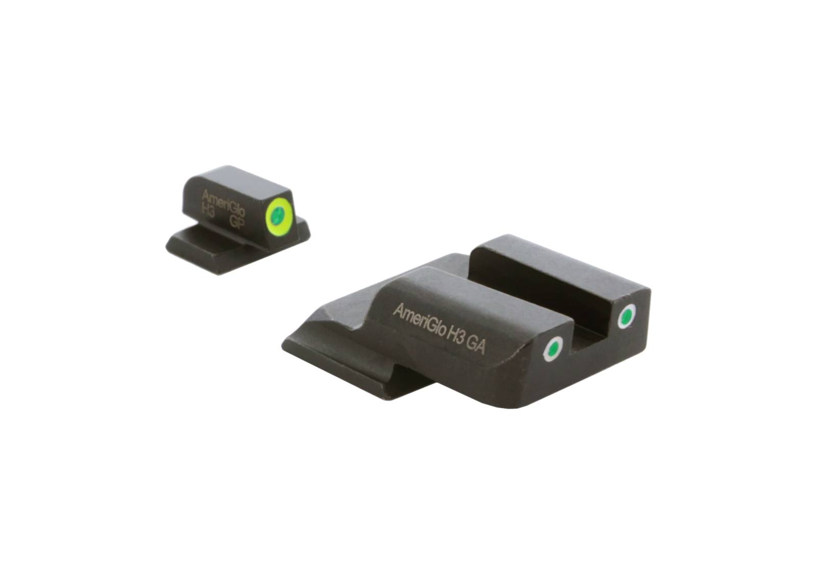 AmeriGlo Smith & Wesson Shield Sight Set ProGlo Lime Front / Classic Green Rear