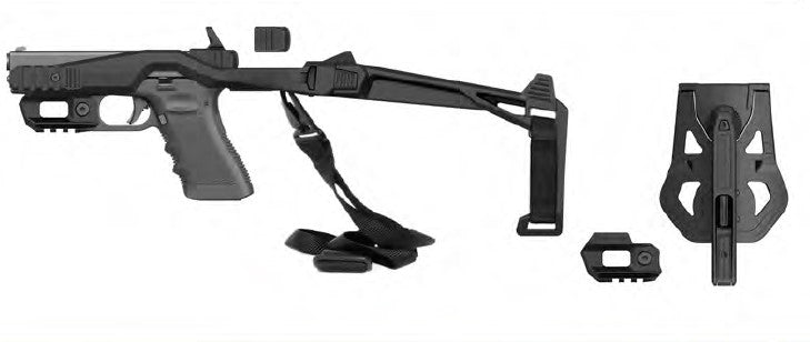 Recover Tactical 20/20H Stabilizer Brace Kit for Glock - Includes Sling, Side Rails & G7 Holster