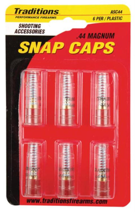 Traditions .44 Rem Mag Plastic Snap Caps Handgun 6-Count