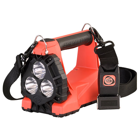 Streamlight Vulcan 180 Orange Vehicle Mount Light System Direct Wire 12V Left Shoulder Strap