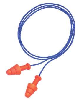 Howard Leight SmartFit Corded Earplugs with Case, Pack of 6