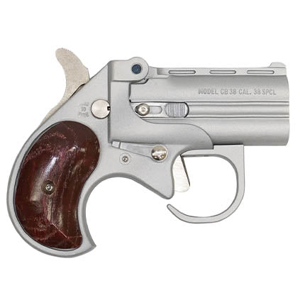 Bearman Big Bore Derringer HGD 38 Special 2.75" Satin w/ Guardian Pkg Rosewood Grip