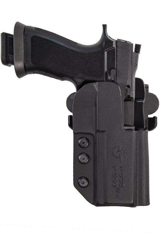 Comp-Tac International Modular Kydex OWB Holster S&W M&P 9 M1 M2 4.5-Inch Right Hand Black