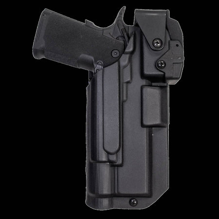 Comp-Tac CT3 Optic Cover Level III Duty Holster Glock 19/45 Gen 5 RH TLR-7A/550XLS Black