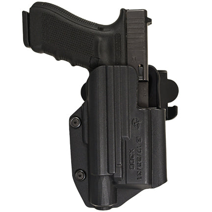 Comp-Tac International OWB Modular Mount Kydex Holster Glock 17 Gen 1-4 Left Hand TLR1/2 Black
