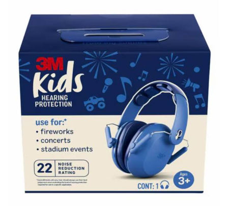 Peltor Youth Earmuffs Kids Hearing Protection Blue