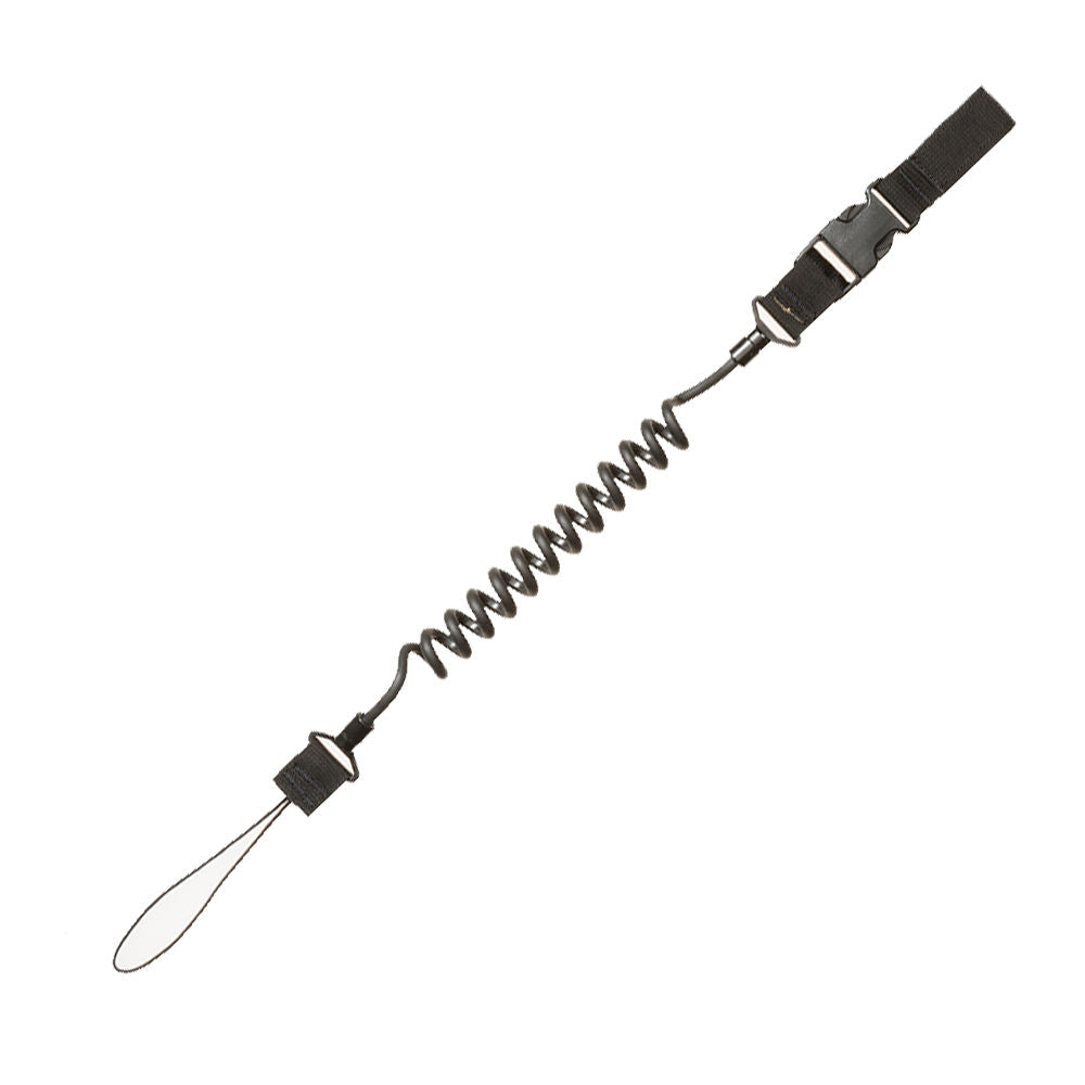 Tac Shield Black Belt and Vest Pistol Lanyard