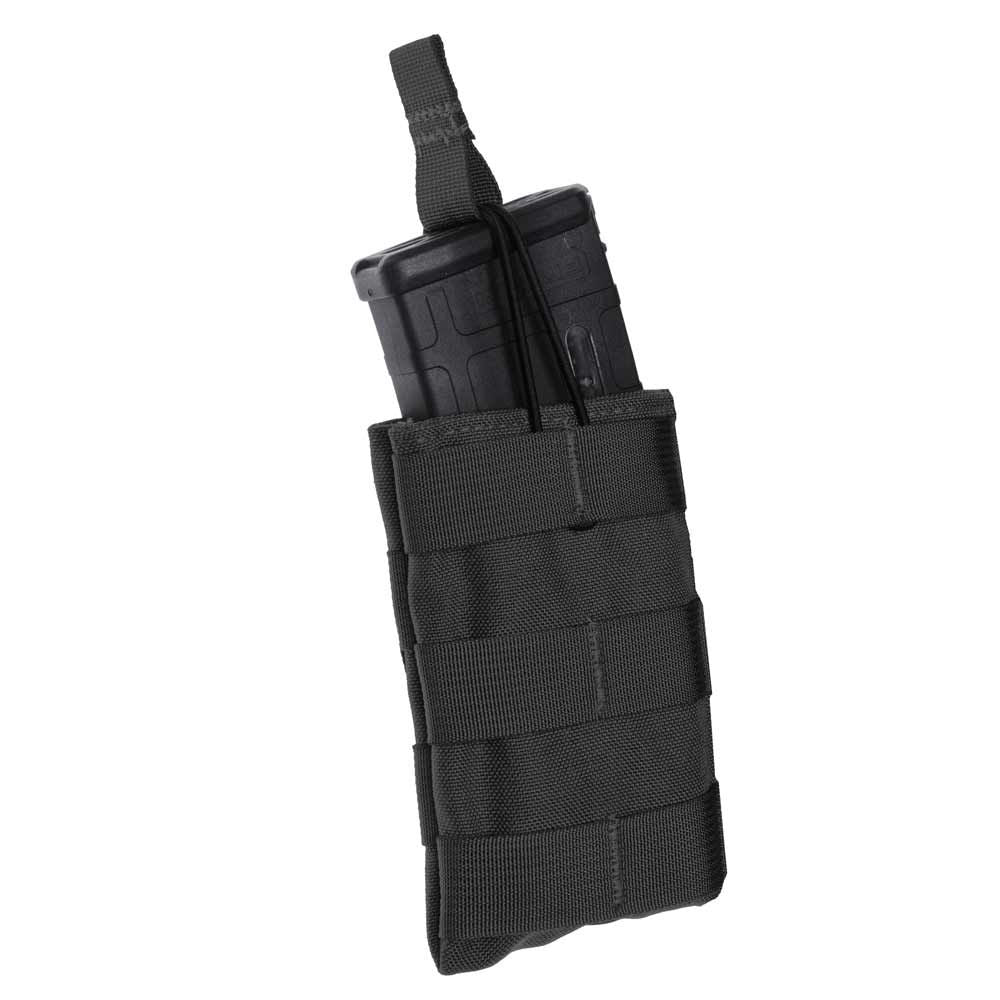 Tac Shield Single Speed Load MOLLE Rifle Mag Pouch Black