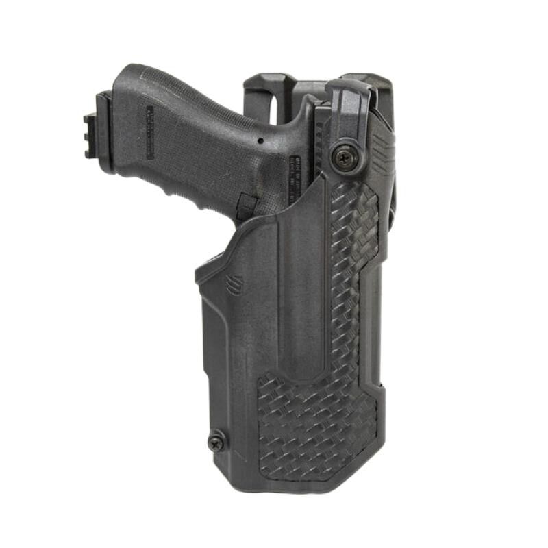 Blackhawk T-Series L3D Holster Glock 17/22 Right Hand Basketweave TLR-7 TLR-R Streamlight