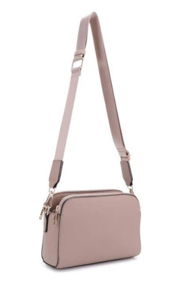Jessie & James Taupe Suzie Compact Concealed Carry Crossbody Bag