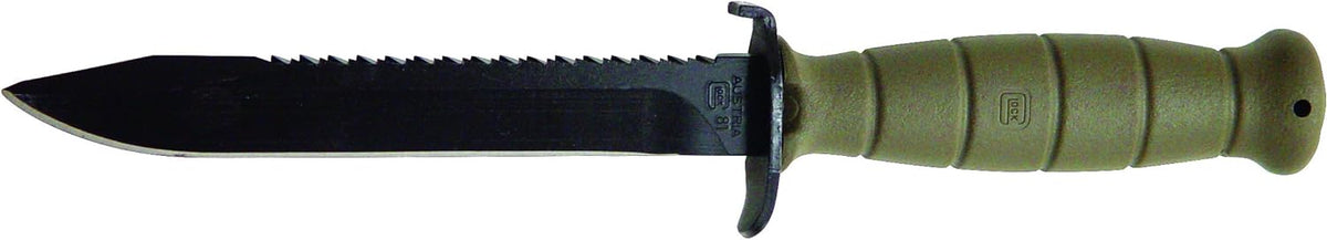 Glock Olive Field Knife with Root Saw and Sheath