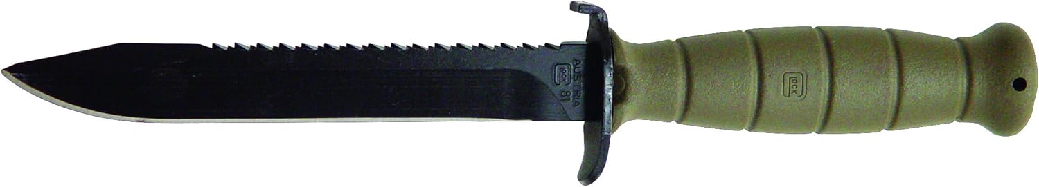 Glock Olive Field Knife with Root Saw and Sheath