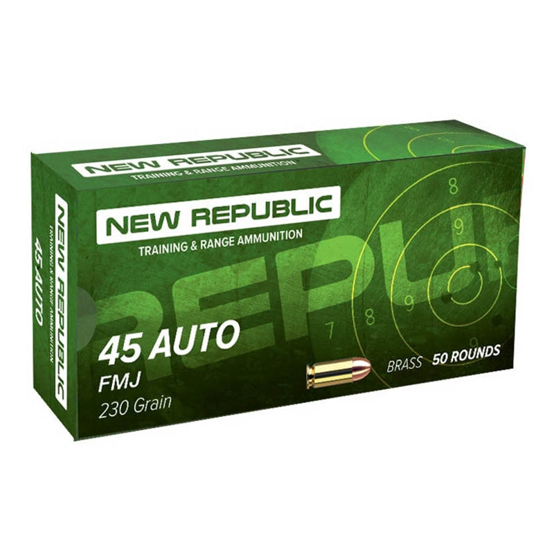 New Republic 45ACP Full Metal Jacket(FMJ) 230 Grain 