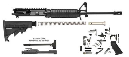 Del-Ton 16 Inch Mid-Length LT Weight Rifle Assembly Kit