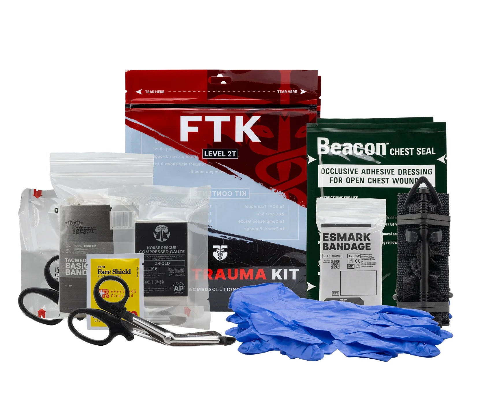 TacMed Solutions Field Trauma Kit Level 2T with SOF Tourniquet