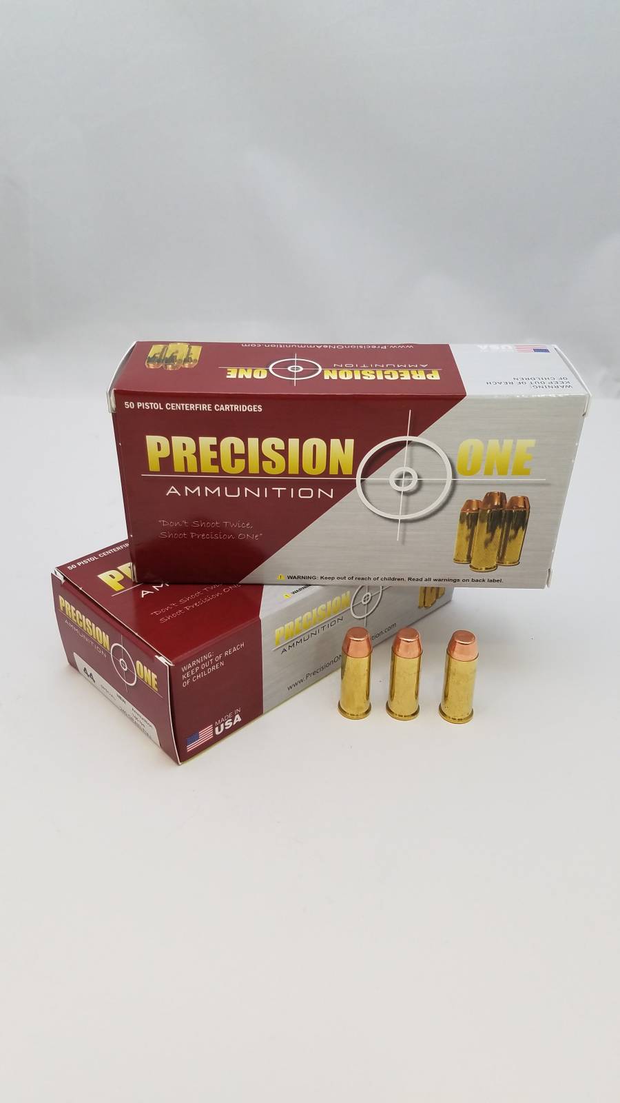 Precision One .44 S&W Special  240 grain Soft Point ammunition