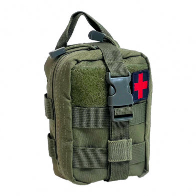 NcStar Compact Trauma Kit 1 MOLLE OD Green Red Cross Patch
