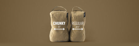 MDT Chunky Peanut Waxed Canvas Shooting Support Bag - Grulla