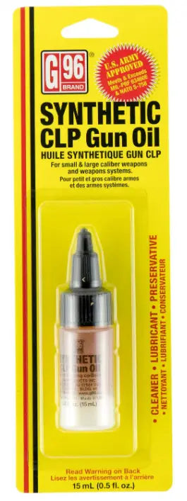 G-96 Synthetic CLP Mil Spec Gun Oil 1/2 oz Pack of 12