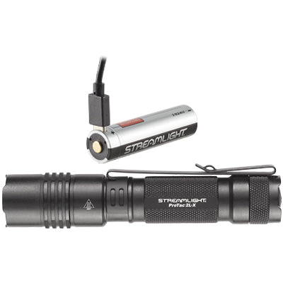 Streamlight ProTac 2X Kit with CR123A Lithium Batteries and Holster, Black