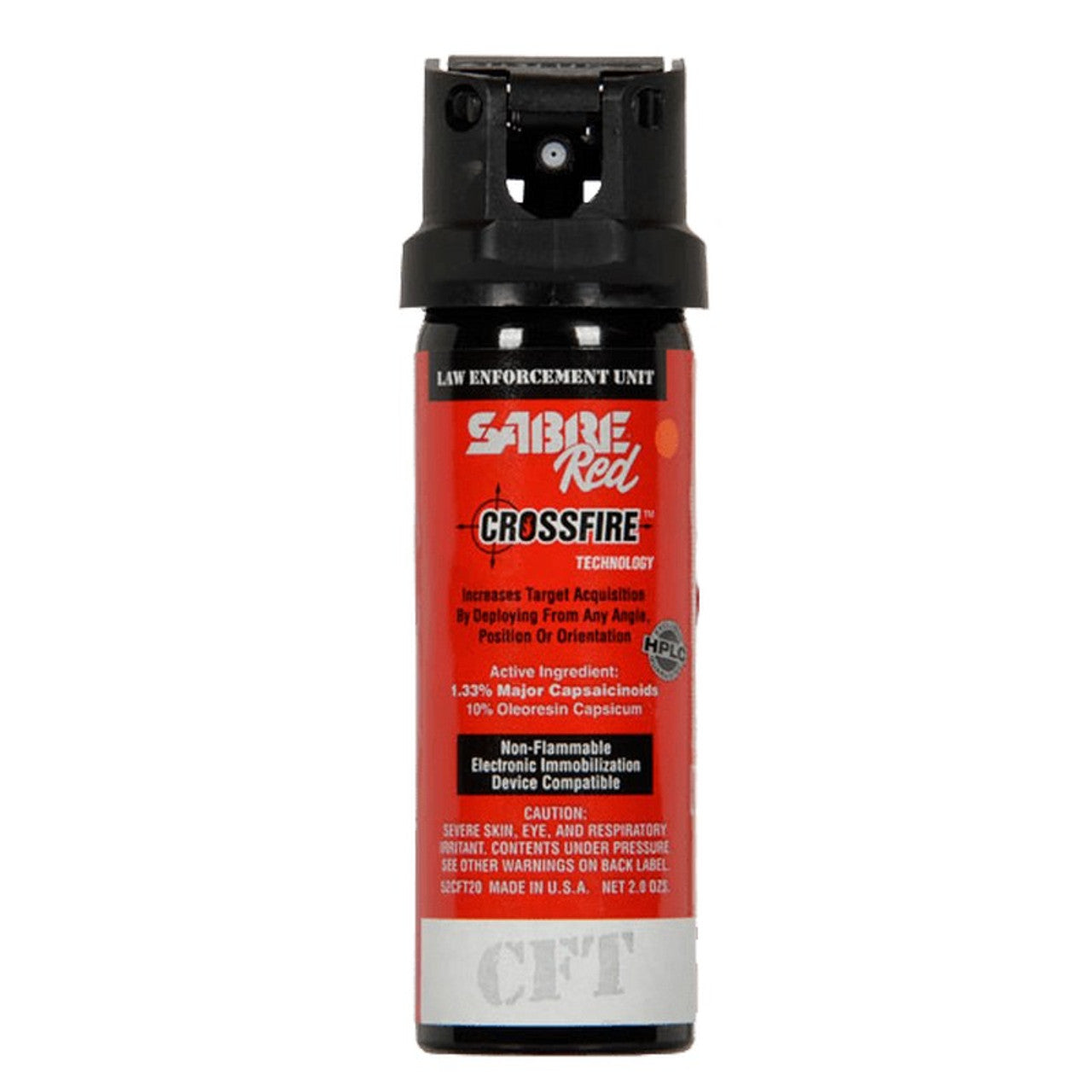 SABRE LAW RED 2oz MK-3.5 Crossfire 1% OC Tear Gas Stream 25-Count