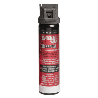 SABRE LAW RED 3oz MK-4 Crossfire Stream Spray 25-Count