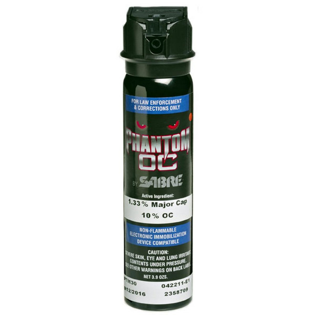 SABRE LAW RED Level III MK-4 Phantom OC Spray 10% 3.9oz 25-Count